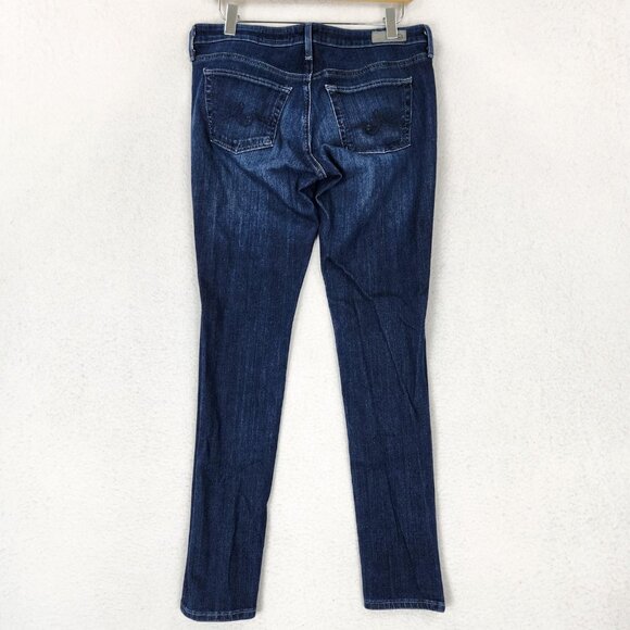 AG Adriano Goldschmied Jeans Womens 28R Blue Legging Ankle Skinny Contour 360 - Picture 7 of 11